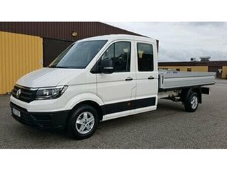 volkswagen crafter 2.0tdi dubbelhytt 7-sits chassi flak 3.5m