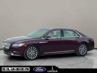 used 2020 lincoln continental standard