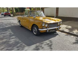 1971 triumph vitesse jaune manuel, 4 vitesses conduite à...
