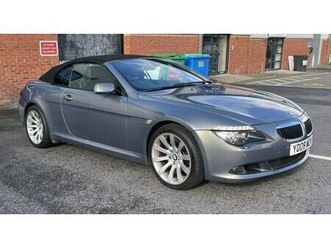 2008 08-plate bmw 635d sport convertible auto ** great service history **