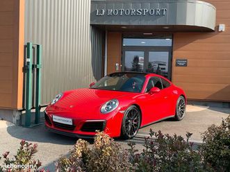 porsche 911 991.2 carrera 4s pdk 420ch 3.0l, châssis 2017- malus co2 paye- 43850 kms, pack chrono, pse, sièges chauffants, régulateur, bose, pasm ...