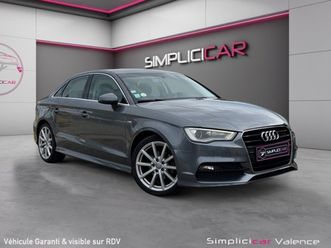 audi a3 berline 2.0tdi 150 ambition luxe s tronic 6 sono bo keyless camera sièges chauffants garantie 12 mois