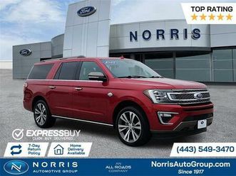 certified 2020 ford expedition max king ranch