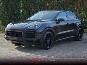 porsche cayenne (3) coupé 3.0 v6 e-hybrid - pack sport conception allégé en carbone - sportdesign noir - avec tva (leasing possible) - révision 10/2025