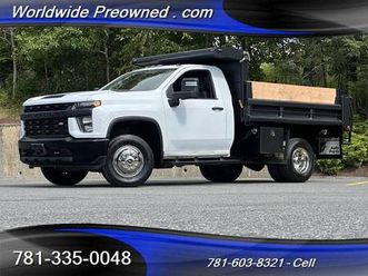 2020 chevrolet silverado 3500hd 4x4 dump truck 9' body 58k miles 6.6