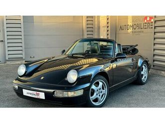 1990 porsche 911 noir manuel, 5 vitesses conduite à gauch...