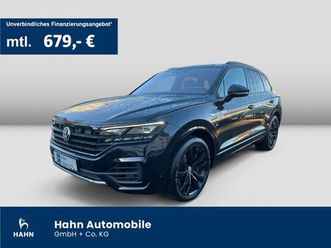 volkswagen touareg 4.0tdi v8 r-line black luft ahk standh