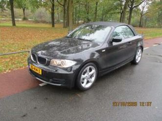 bmw 1-serie 2.0 118i cabrio 2010 zwart — bmw — marktplaats