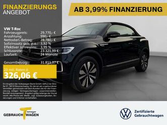 t-roc cabrio 1.5 tsi dsg move lm17 ahk navi sitzhzg