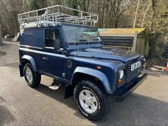 2008 land rover defender county hard top tdci panel van diesel manual