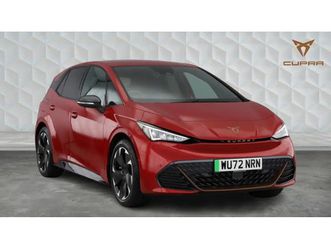 2022 cupra born 169kw e-boost v2 58kwh 5dr auto