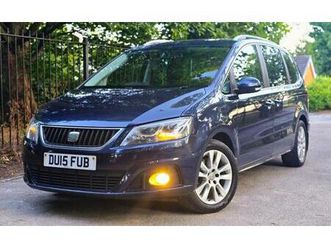 2015 seat alhambra 2.0 tdi cr se lux (177 bhp) dsg + leather + pan roof