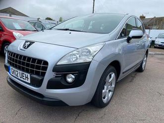 2012 peugeot 3008 1.6 hdi 112 active ii 5dr hatchback diesel manual