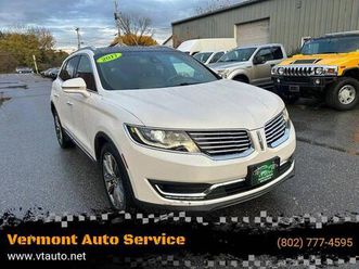 used 2017 lincoln mkx reserve