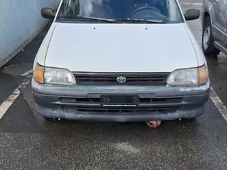toyota starlet / winterauto / frisch ab mfk und gr. service canton saint-gall - tutti.ch