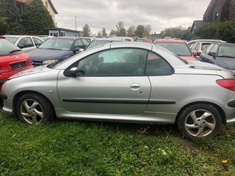 peugeot 206 cabriolet cc platinum klima leder