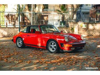 porsche 911 3.0 sc targa 1982 - configuration désirable - garantie 12 mois