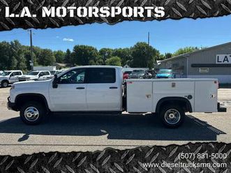 2021 chevrolet silverado 3500hd crew cab service truck 6.6l v8