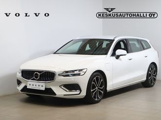 volvo v60 t6 twe awd inscription edition aut - vm 2022 / volvo selekt takuu / adapt vakionop /nahat / hi led / kamera / navi / sähköpenkki / 1 omistaja