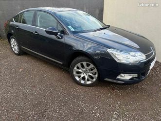 citroën c5 exclusive 2.7 hdi v6 204cv boîte auto 12/2009 gps sièges électriques chauffants