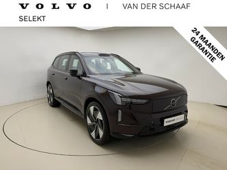 volvo ex90 twin motor ultra 7p. 111 kwh / mullbery red / luchtvering / pilot assist pack / bowers en wilkins audio / trekhaak / woolblend /
