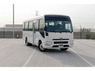 toyota coaster 2.8l - 22 seater - white inside grey | export only