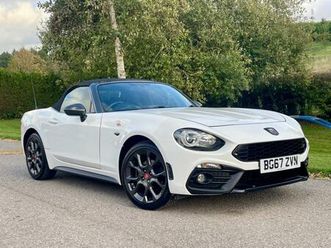 2017 abarth 124 spider 1.4 t multiair scorpione 2dr convertible petrol manual