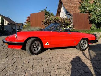 alfa spider mit veteraneneintrag
