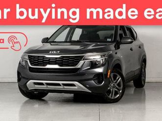 used 2023 kia seltos lx awd w/apple carplay & android auto, front heated seats, rearview cam