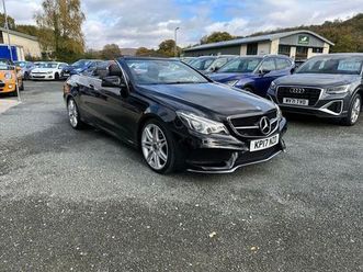 mercedes-benz e-class 3.0 e350d v6 amg line edition cabriolet 2dr diesel g-tronic+ euro 6 (start/stop) (258 ps)