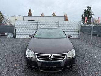 volkswagen eos 1.6 fsi navi leder alu