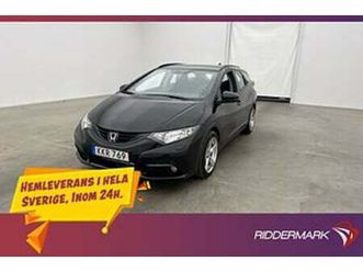 honda civic tourer 1.6 i-dtec 120hk sport m-värm drag kamera