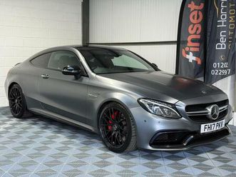 4.0 c63 v8 biturbo amg s (premium) spds mct euro 6 (start/stop) 2dr