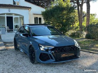 audi rs3 sportback 2.5 tfsi 400 s tronic 7 quattro / full options / 2ème main / immat fr