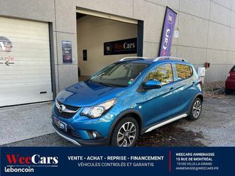 opel karl 1.0 - bvm 73ch - rocks - * suivi complet * - garantie 12 mois