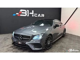 mercedes classe e coupe 2.0 200 195 amg line 9g-tronic / origine france / historique mercedes