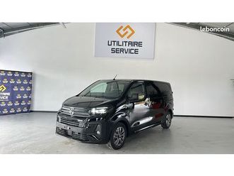 32 990 ht / nouveau citroen jumpy cabine approfondie 5 places 180cv boite automatique eat-8 pack premium connect noir / neuf / tva recuperable