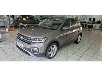 volkswagen t-cross style 1,0tsi ahk led navi klima sitzh