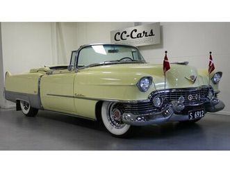 1954 cadillac eldorado jaune automatique conduite à gauch...