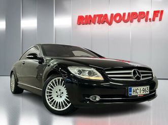 mercedes-benz cl 600 coupe - 14 päivän palautusoikeus - täyteen ladattu suomiauto v12 moottorilla! exclusive nahat, hieronta, harman/kardon, yönäkö, ilma-alusta