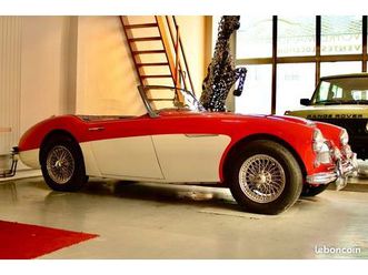 austin-healey 3000 mk2 1962 – configuration exclusive cuir rouge – collection