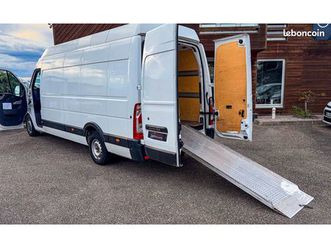 13.325 ht renault master fg grand confort r3500 l4h3 propulsion dci 165 rampe gps climatisation tva recuperable
