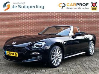 fiat 124 spider 1.4 m-air t lusso automaat nav cruise camera pdc leer xenon lmv