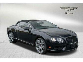 2013 bentley continental gtc v8