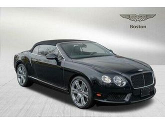 used 2013 bentley continental gtc v8