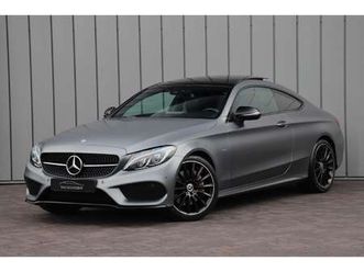 mercedes-benz c-klasse coupé 250 night edition aut9 | 211pk | pano | memory | burmester | sfeerverlichting | ils | seleniet magno | nl-auto | 2018.