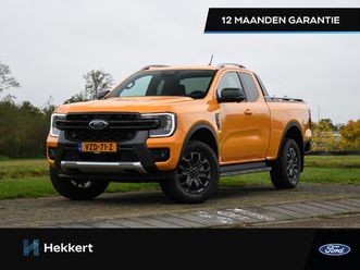 ford ranger wildtrak 2.0 super cab ecoblue 204pk automaat trekhaak | 360° cam. | 18''lm | dode hoek | navi | dab | leder