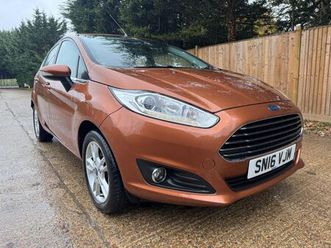 2016 ford fiesta 1.0 zetec (80ps) (start/stop) 5d