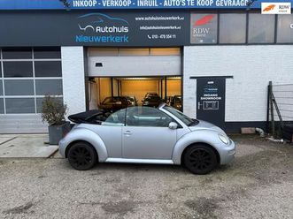volkswagen new beetle cabriolet - 1.4 highline-cabrio-met airco, lederen interieur, stoelverwarming, nap-rapport en een ruim