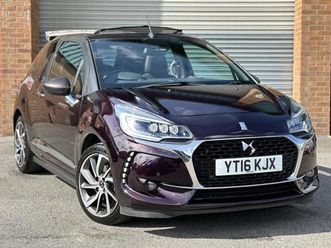 2016 ds automobiles ds 3 cabrio 1.6 thp prestige cabriolet 2dr petrol manual euro 6 (start/stop) (165 bh...